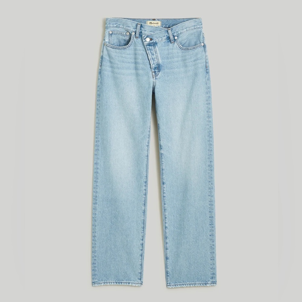 NWT Madewell Low-Slung Straight Jeans in Sevilla Wash size 33
